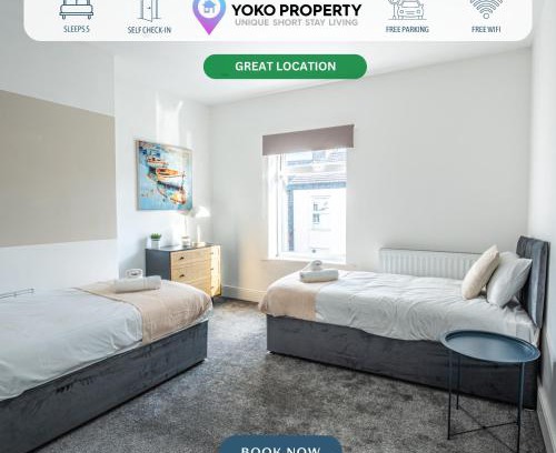 Widnes House | Charming House - Sleeps 5 - Free Parking, Self Check-In, Fast WiFi and Smart TV with Netflix by Yoko Property