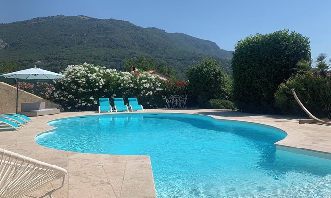 Le Bar-sur-Loup Villa | Charming Provencal Style Villa with a great pool area suitable for kids!