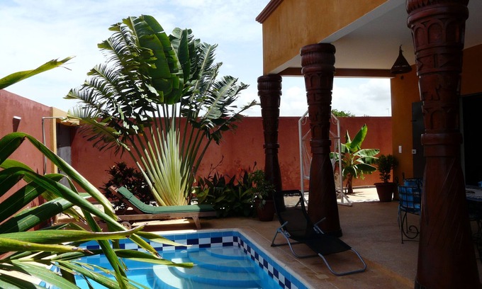 Ngaparou Villa | Charming recent air-conditioned 3 bedroom villa with swimming pool