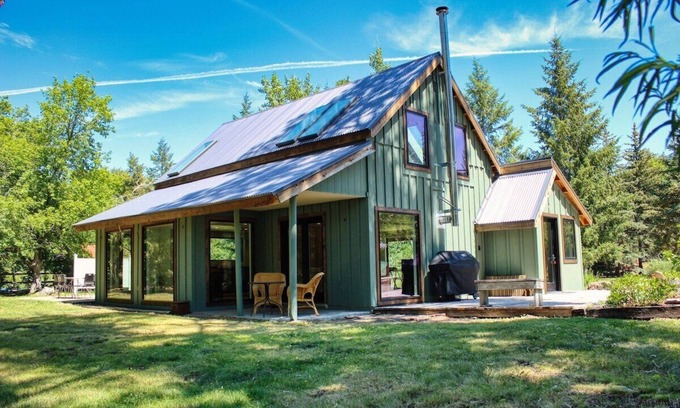 Hailey House | Charming Scandinavian Modern Riverfront Fishhouse
