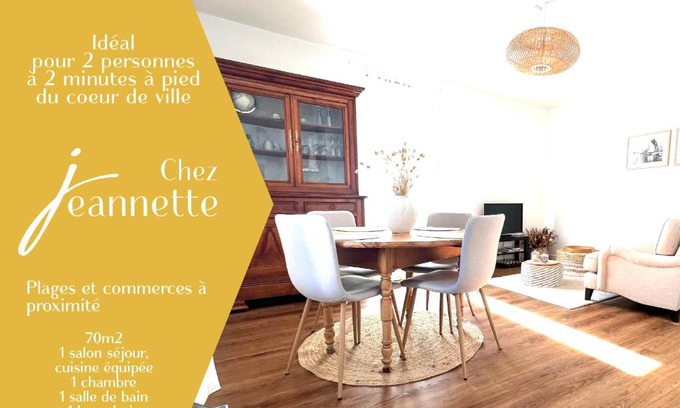 Concarneau Apartment | Chez Jeannette, appartement entre centre et plages