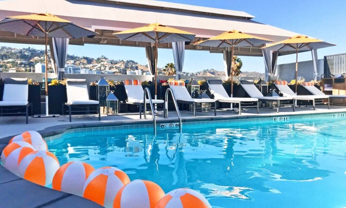 Tri-West Hotel | Chic Oasis in West Hollywood's Heart! 3 Units w/Balconies! Pool & Tennis Court!