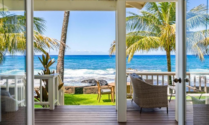 Poipu House | Classic 3br Oceanfront Cottage - Alekona Kauai