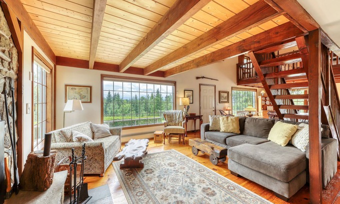 Whitefield House | Classic & quiet New England home on gorgeous property with screened porch
