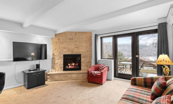 Mont-Tremblant Condo | Classic Swiss Condo with Views of Mont-Tremblant