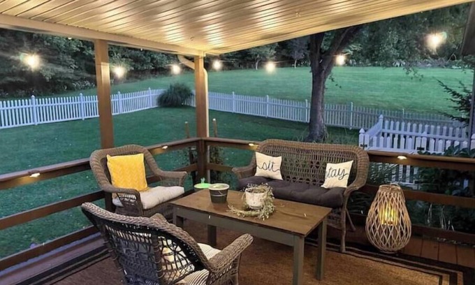 Dennison House | Close to Enchanted Acres wedding venue. 3 bedroom home.