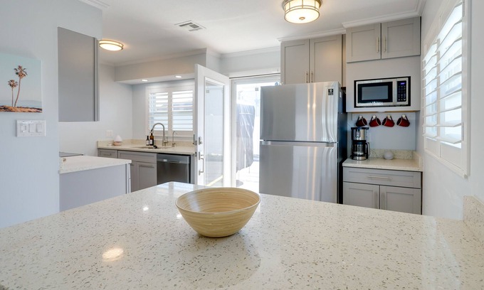 Cocoa Beach Apartment | Cocoa Beach Condo: Snowbird & Remote Work Friendly
