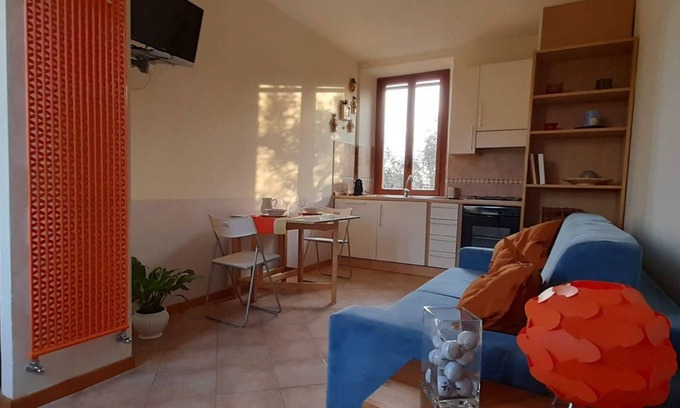 Querceta Apartment | Colorful apartment on the 1st floor of a farmhouse among the olive trees 3 km from the sea