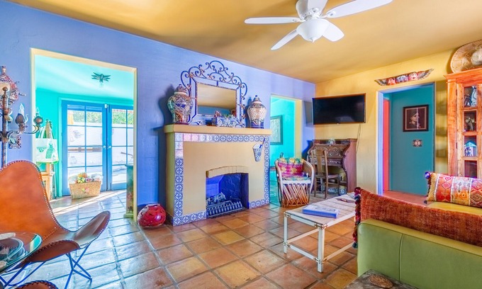 La Quinta Cove House | Colorful, happy place! Pet friendly!