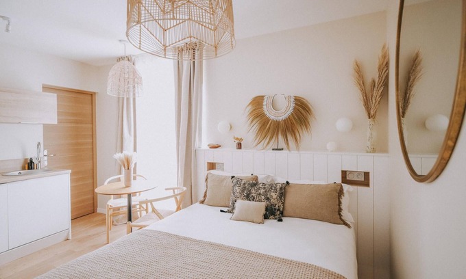 Rocabey - Alsace - Gare Apartment | Comfort Studio Double bed