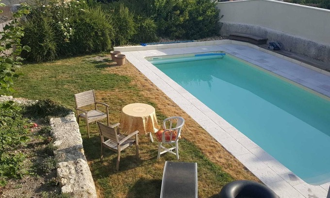 Riberac House | COMPLETE AUTHENTIC HOUSE QUIET & QUIET PRIVATE PICINE 10 x 4m heated