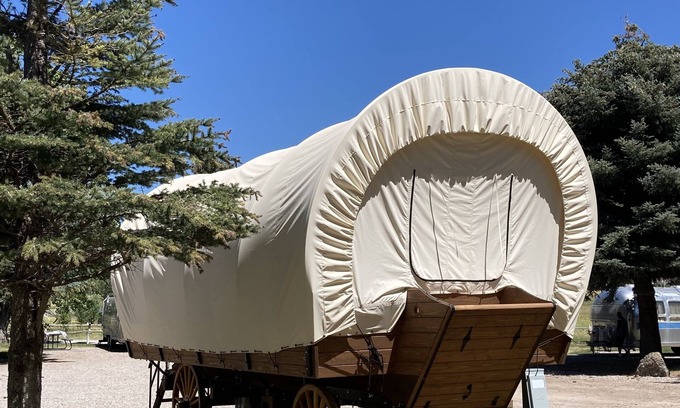 Swan Valley House | Conestoga Wagon 2 - Swan Valley RV Park - Near scenic Snake River