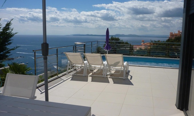 Almadraba-Canyelles Villa | Contemporary villa, sleeps 8, private pool, superb sea view.