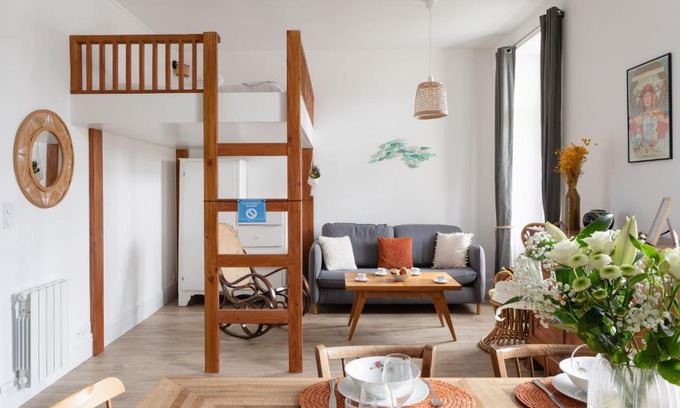 Parame Apartment | Coquillages et Crustacés - Apt avec balcon vue mer