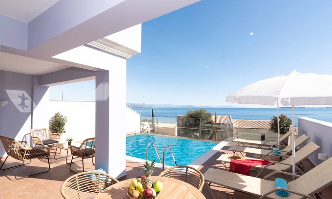 Barbati Villa | Corfu Sea View Villa - Leo