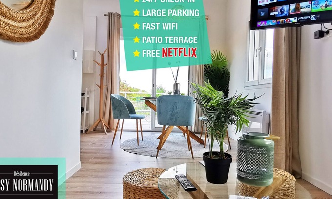 Bois-Jerome-Saint-Ouen Apartment | CosyNormandy 04★Nature★Giverny★Terrace★Parking