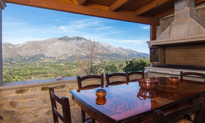 Damavolos Villa | Cottage House With Amazing Mountain View In A Quiet Small Village!