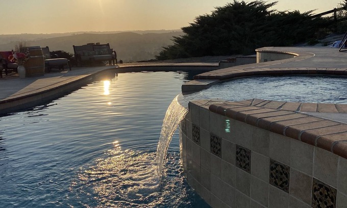 Paso Robles House | Cougar Ridge- 10 Acre Outdoor Oasis with Panoramic Views, Pool, Spa and Bocce