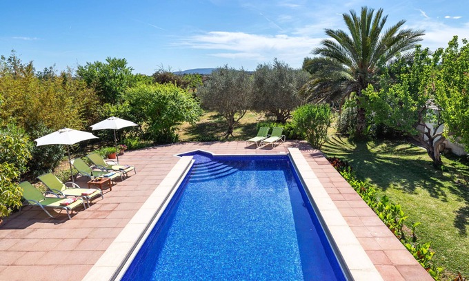 Binissalem Villa | Country House 'Can Putxeta' with Mountain View, Private Pool and Wi-Fi