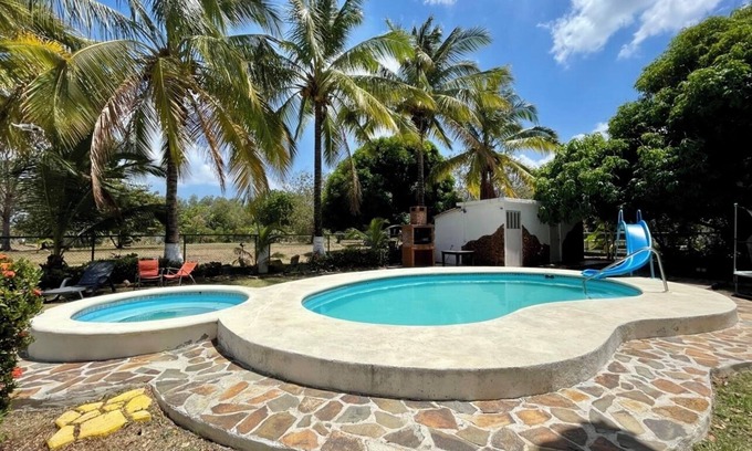 El Palmar House | Country House with Swimming Pool + Billiards | Ideal for Families : Punta Chame