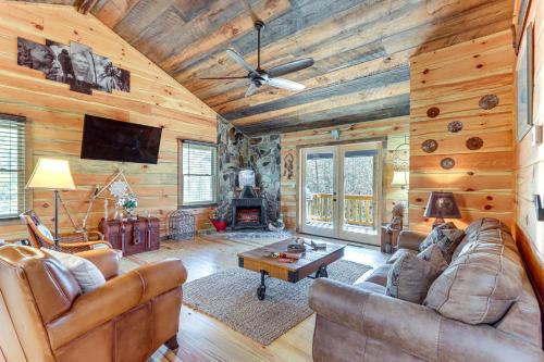 Blue Ridge House | Couples Retreat Mtn-View Cabin in Blue Ridge!