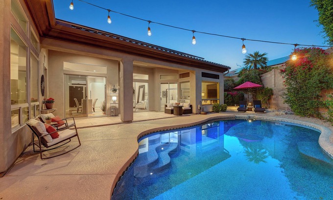 McDowell Mountain Ranch House | Covered Patio & Resort Amenities: Scottsdale Home