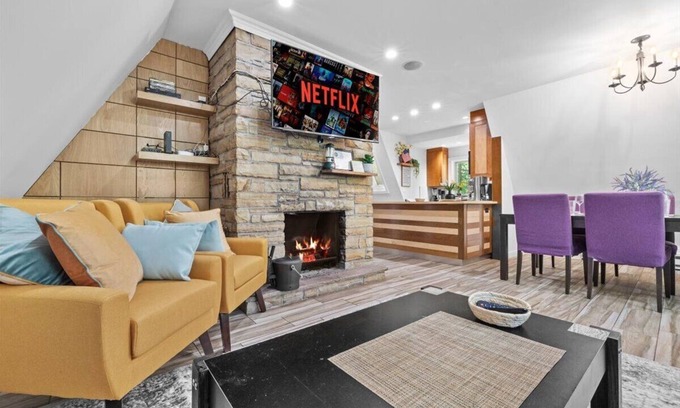 Locust Lake Village Ski Chalet | Cozy A-Frame ~ LakeAccess GameRoom EV FirePit Pets