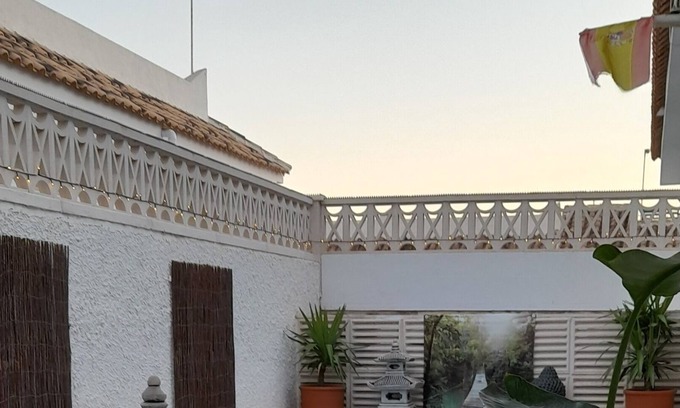 Mazarron House | Cozy bungalow with private pool and solarium