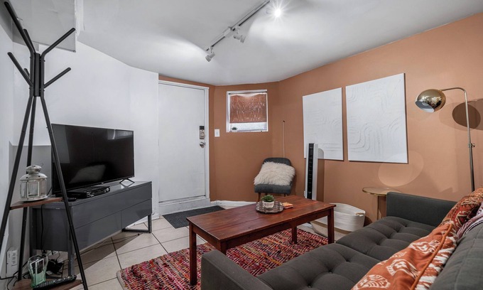 Logan Square Apartment | Cozy & Colorful garden unit in Logan Square