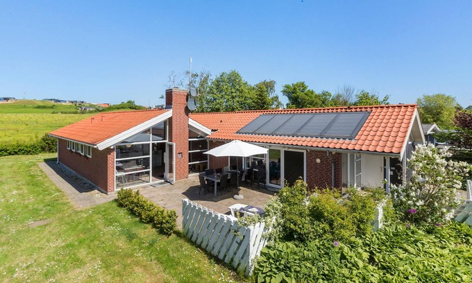Knebel House | Cozy home in Knebel with sauna