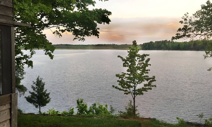 Emily Cabin | Cozy Lake Front Cabins perfect for summer, fall and winter