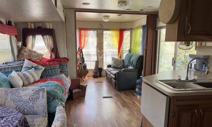 Angola RV Rental | Cozy Lake View At Buck Lake Ranch Campground & Entertainment