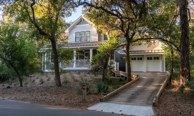 Bald Head Island House | Cozy outdoor living - 10-minute walk to harbor village and ferry terminal.