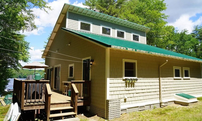 Bridgton Cabin | Cozy pet-friendly lakefront retreat in tranquil Bridgton.
