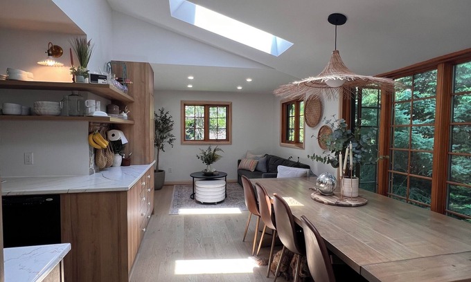 Sauble Beach Cottage | Cozy private beach house with fire pit and hot tub in the heart of Sauble Beach.