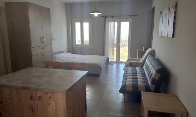 Fournadhos House | Cozy secluded studio with panoramic view