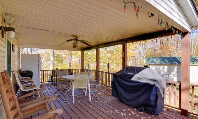 Byrdstown House | Cozy Tennessee Escape w/Porch, Grill & Fire Pit!