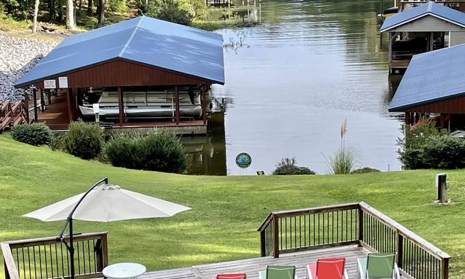 Quail Ridge House | Cozy waterfront retreat in a quiet cove directly off main lake.