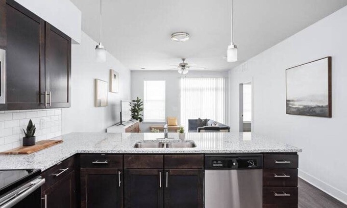 Indianapolis Apartment | Cozysuites Stunning 4BR Next to Whole Foods