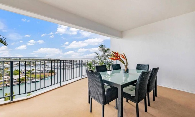 Cullen Bay Apartment | Cullen Bay Penthouse with Pool, Decks and Marina Views