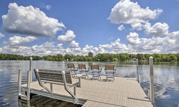 Cumberland House | Cumberland Retreat with Lakefront Yard and Dock