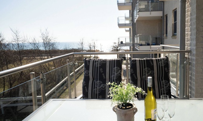 Ostholstein Apartment | Apartment Strandburg Wehrend with balcony in the house Am Süd 9 on Fehmarn