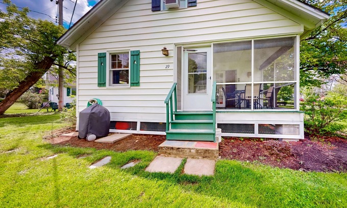 Lake George House | Delightful home close to Lake George with grill & fireplace