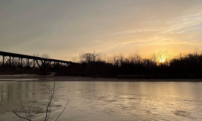 Fittstown House | Deluxe log home with 57 acres on 1/2 mile of the SO. Canadian river. Sleeps 6.