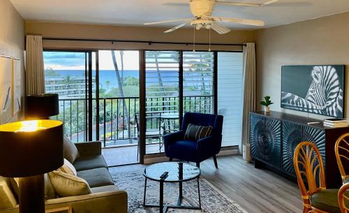 Kihei Apartment | DELUXE PANORAMIC OCEAN VIEW - Dual AC - RENOVATED - FULLY EQUIPPED - SELF MGMT FREE PARKING