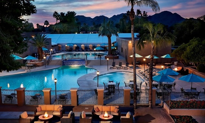 South Scottsdale Resort | Desert Adventure! 2 Serene Units, Picturesque Views, Spa, Bar, On-Site Dining