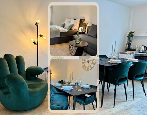 Bedingrade Apartment | Design Apartment mit Balkon - Küche - Netflix