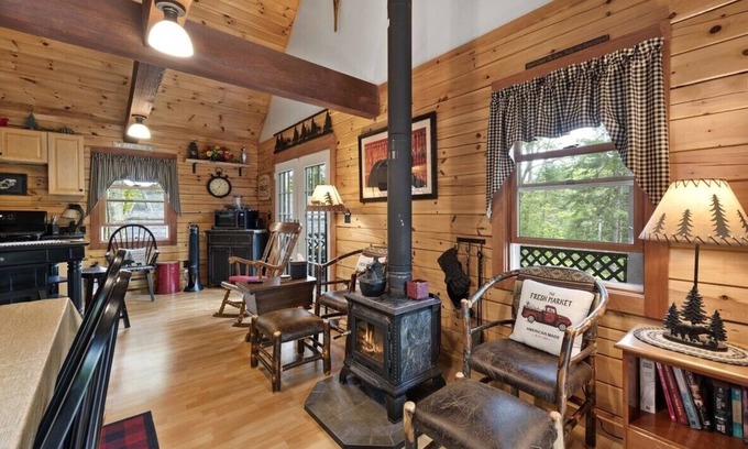 Ellsworth Cabin | Discover All-Season Adventures at Our White Mountains Rustic Log Cabin Retreat!