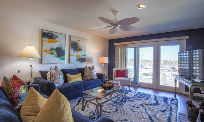 Bohicket Marina Village Condo | Dog Friendly. Enjoy Sunset at the Bohicket Marina! Community Pool. Walk to Restaurants & Shops.