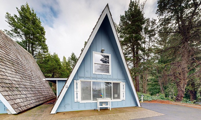 Otter Rock Ski Chalet | Dog-Friendly, Oceanfront Cottage with WiFi, Firepit, Beach Trail